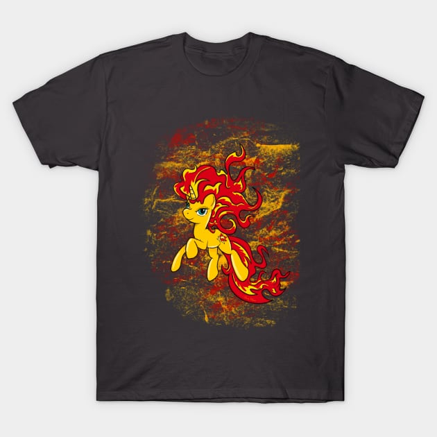 Sunset Shimmer T-Shirt by AmyNewBlue